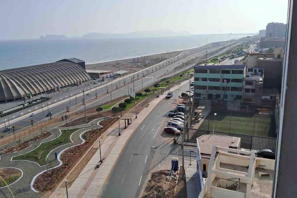 Apartamento De Estreno Con Balcon Frente Al Mar. Lima Exteriér fotografie